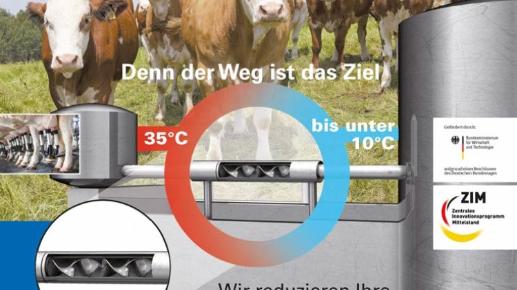 Milchrohrkühler
